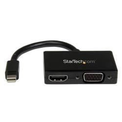 Startech.com adattatore mini displayport a hdmi e vga - convertitore audio/video da viaggio mdp 2 in 1 - 1920x1200 / 1080p - MDP2HDVGA