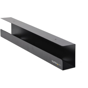 Startech.com canalina passacavi per scrivania - cable management per scrivania per fili/cavi/strisce di alimentazione - canalina coprifili 60cm x 7.6cm - UDCMTRAY