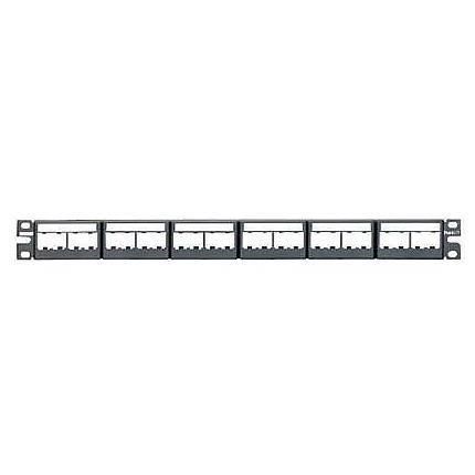 Pann.1u per 24 rj45u minicom nero - CPPL24WBLY