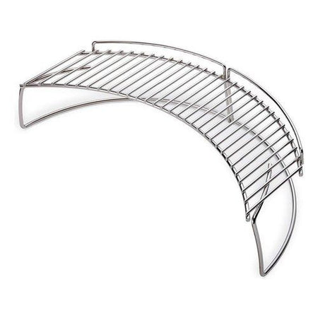 Griglia barbecue weber 8417 scaldavivande cromo lucido
