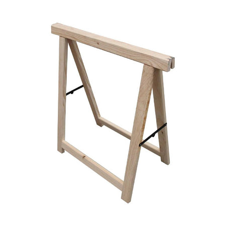 Cavalletto professionale "Super Extra" realizzato in in massello di faggio robusto e leggero 80 x h 80 cm
