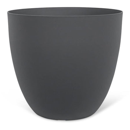 Vaso da fiori - GARDEN ID - Phoenix Antracite - 38 x 34 cm - 100% Riciclato e Riciclabile - Resistente al gelo e ai raggi UV - Per esterni