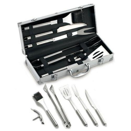 Set di accessori per barbecue Ompagrill kit per BBQ e brace con valigetta