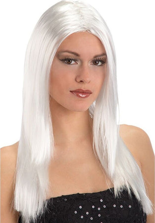 02105-1 Parrucca Liscia Lunga Bianca per Travestimento Bellezza/Cura dei capelli/Accessori styling capelli/Extension parrucche e accessori/Parrucche Kondorama - Martinsicuro, Commerciovirtuoso.it