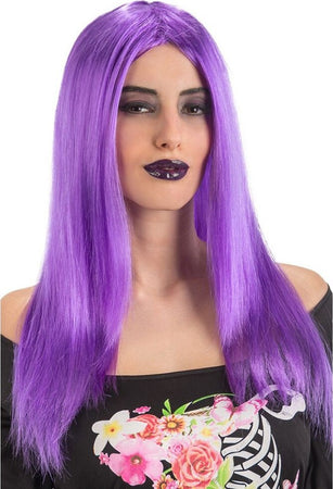 02106-1 PARRUCCA LUNGA LISCIA VIOLA IN BUSTA Bellezza/Cura dei capelli/Accessori styling capelli/Extension parrucche e accessori/Parrucche Kondorama - Martinsicuro, Commerciovirtuoso.it