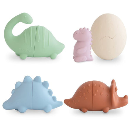 Gioco da Bagno Dino 4pz Mushie