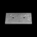 Anodo X Carena RettangolAre Mm.300X150 Alluminio