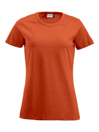 T-Shirt Fashion Arancio Maglietta Donna Manica Corta