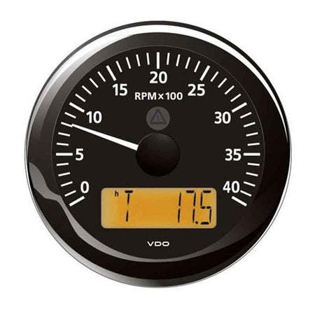 Contagiri Con Contaore LCd Nero 0-4000 Rpm A2C5951