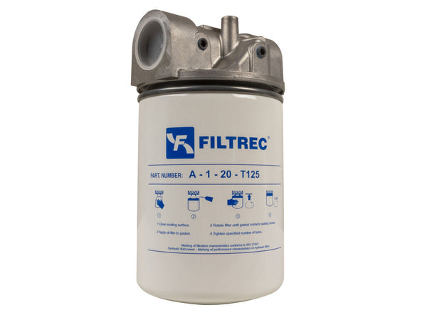 Filtro oleodinamico Spin-on sul ritorno da 1”1/4" 125µ Confezione da 1pz