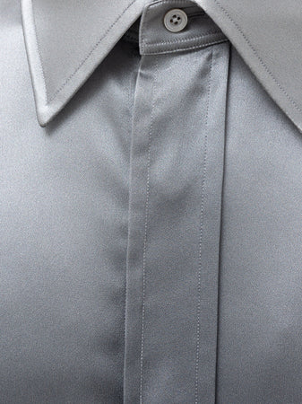 Tom Ford Camicia in Seta con Effetto Sfumato da uomo