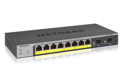 Netgear gs110tp gestito l2/l3/l4 gigabit ethernet (10/100/1000) supporto power over ethernet (poe) grigio - GS110TP-300EUS