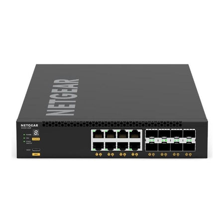 Netgear m4350-8x8f gestito l3 10g ethernet (100/1000/10000) 1u nero - 151661