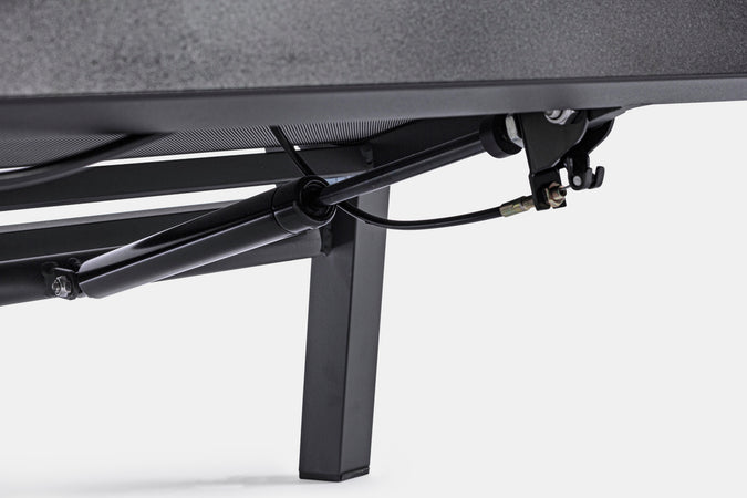 Poltrona con cuscino "Kledi" in alluminio e texilene reclinabile da giardino e veranda