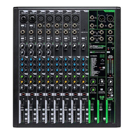 Mixer disc jockey mackie profxv3 series 12 canali black - 0663961057911