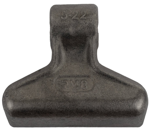 Mazza trincia larghezza 120mm lunghezza 90mm con attacco 40mm e foro 16,5mm