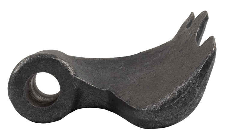Mazza trincia dentata 155x85mm attacco 70mm e foro 16,5mm