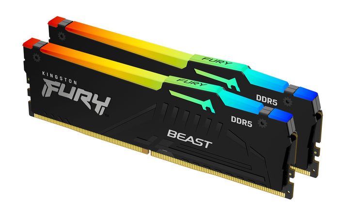 Kingston technology fury beast 32 gb 5200 mt/s ddr5 cl40 dimm (kit da 2 moduli) rgb - KF552C36BBEAK2-32