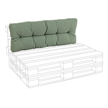 Cuscino imbottito per pedane in legno divani per pallet con bancali 120 cm