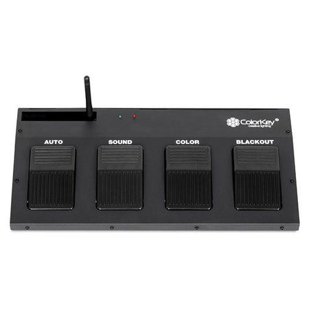 Centralina luci dmx colorkey cku 3055 partybar wireless footswitch bla