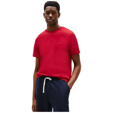 Tommy Hilfiger t-shirt rosso magma MW0MW39995XLD T-shirt Tommy Hilfiger