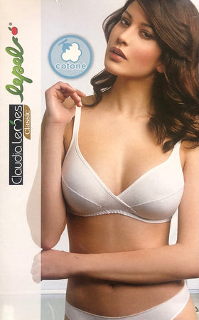 REGGISENO DONNA LEPEL ART ELETTRA IN COTONE CON INCROCIO