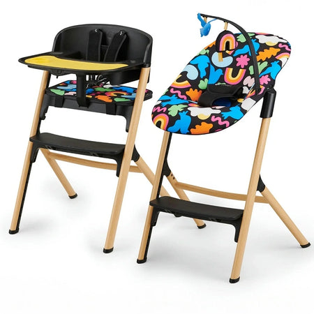 Seggiolone Sdraietta Multifunzionale Livy Kinderkraft - Happy Shapes