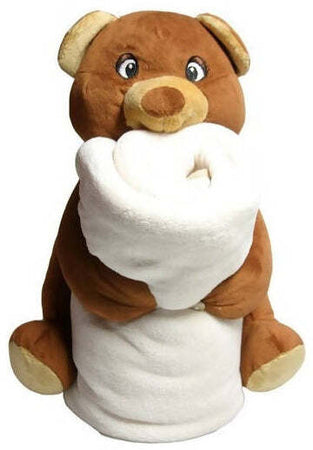 1 Peluche Orsetto - Cagnolino + 1 Coperta plaid in pile personalizzabile con foto Stampa Sublimatica Idea regalo originale