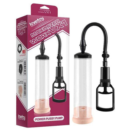LOVETOY SVILUPPATORE A POMPA SVILUPPATRICE IN ABS TRASPARENTE CON VAGINA