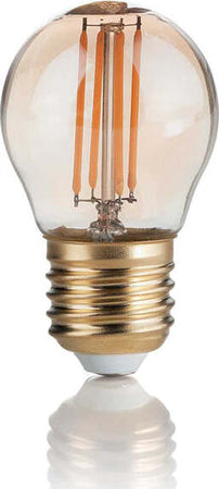 10-Lampadine-Led-Classic-Sfera-Grande-E27-4-Watt-2200-K-300-Lm-Vintage-Ambra