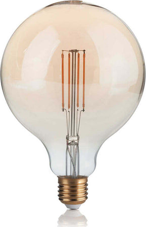 10-Lampadine-Led-Globo-Grande-D125-E27-4-Watt-2200-K-Dimm-300-Lm-Vintage-Ambra
