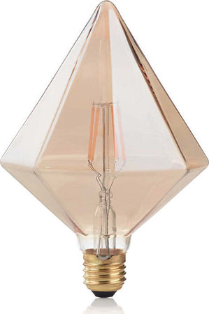 10-Lampadine-Led-Pyramid-E27-4-Watt-2200-K-380-Lm-Vintage-Ambra