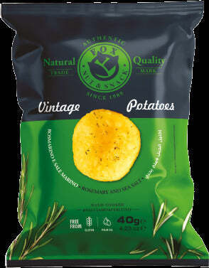 10 pacchetti di patatine al rosmarino ( trasporto incluso ) 40g gluten free e senza olio di palma