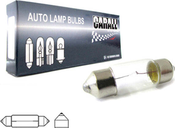 10-Pezzi-Lampada-Alogena-Siluro-T11-31mm-12V-5W-11X31-SV8,5-8-Carall