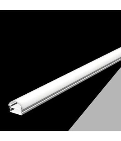 10 Pz Profilo In Alluminio Bombato A Plafone Sezionabile 2mt Per Strip Led Al-01