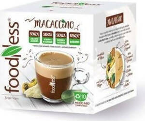 100 capsule Foodness Capsule Compatibili a Modo Mio Macaccino 10x10 pz capsule compostabili Capsule A Modo Mio, Macaccino Non solo caffè online - Albano Laziale, Commerciovirtuoso.it