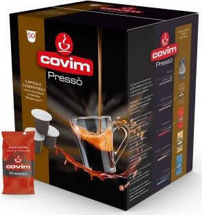 200 capsule Granbar Covim Caffè in Capsule Pressò capsule compatibili Nespresso miscela Granbar 4 x 50 pz capsule caffè Non solo alimenti - Albano Laziale, Commerciovirtuoso.it