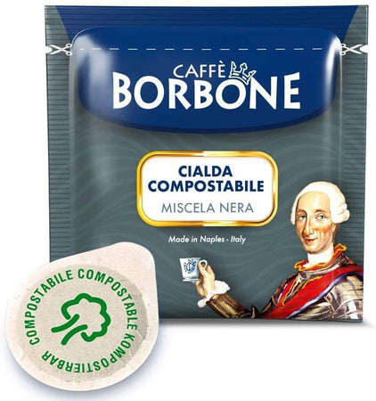 100 Cialde Caffè Borbone Miscela Nera Ese 44mm