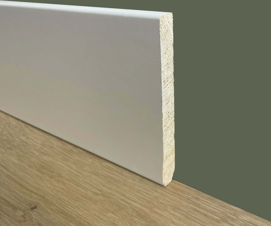 100 metri lineari di Battiscopa in Legno Massello alto squadrato - 120x13mm Laccato Bianco Fai da te/Prodotti per la costruzione/Materiali da costruzione/Pavimenti/Materiali per pavimenti/Battiscopa Eternal Parquet - Ariano Irpino, Commerciovirtuoso.it