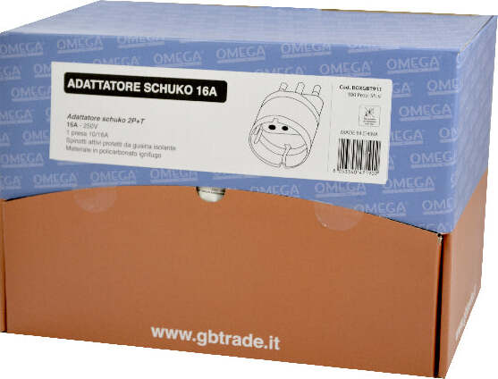 100 x Adattatore Schuko Presa P30 16A Standard Tedesco 10A Standard Italiano 2P+T, Spina 16A 2P+T Fai da te/Materiale elettrico/Multiprese Non solo alimenti - Albano Laziale, Commerciovirtuoso.it