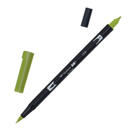Pennarello Tombow Abt Dual Brush 158 Dark Olive