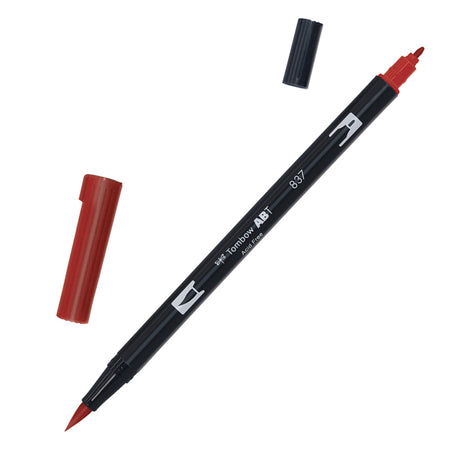 Pennarello Tombow Abt Dual Brush 837 Wine Red