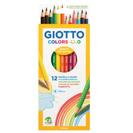 Astuccio 12 Matite Colorate Colors 3.0 Giotto