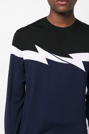 Neil Barrett Maglie Black/blu da uomo