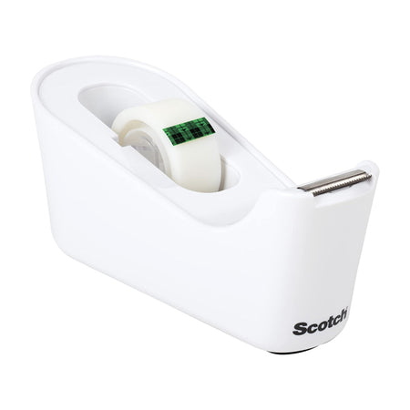 Dispenser Da Tavolo C18 Bianco+ 1 Rotolo Di Nastro Adesivo Scotch Magic19X33