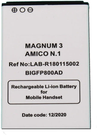 batteria originale brondi amico numero uno - magnum 3