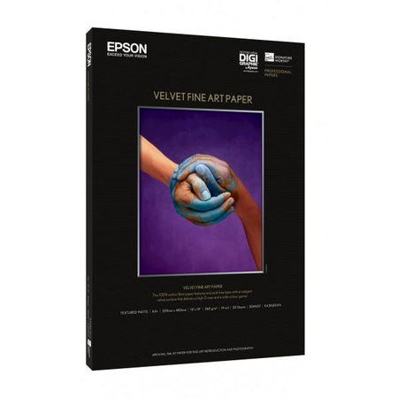 Epson Fine Art Velvet - Velluto - A3 plus (329 x 423 mm)