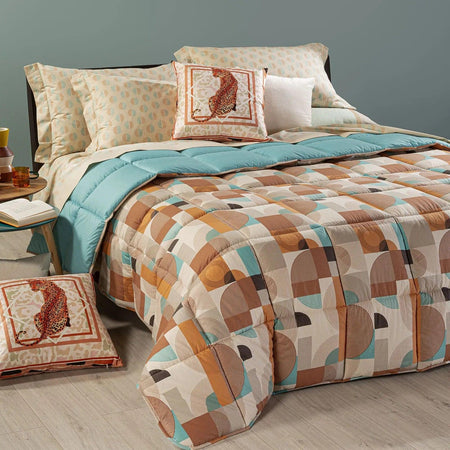 Caleffi Trapunta in Cotone Una Piazza Tech Ambra 1010393 D81 - Passarelli Biancheria