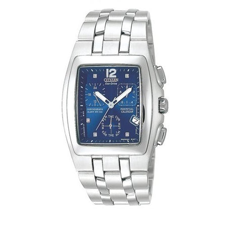 CITIZEN - OROLOGIO CITIZEN ACCIAIO CRONIO ECODRIVE