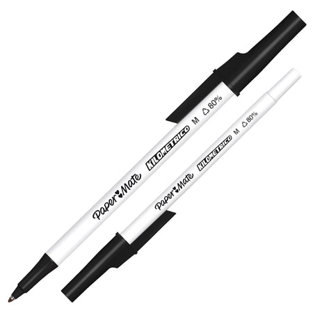 Penna Sfera C/Cappuccio Kilometrico Recycled 1.0Mm Nero Papermate